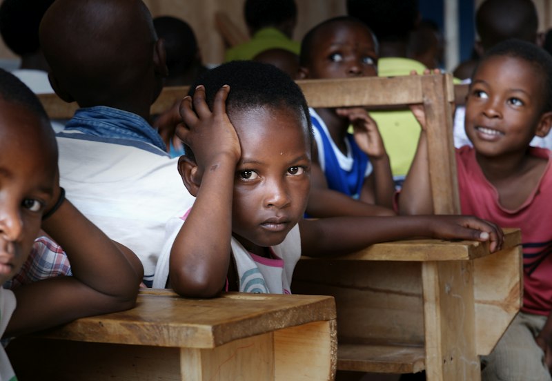 Écoliers en RDC